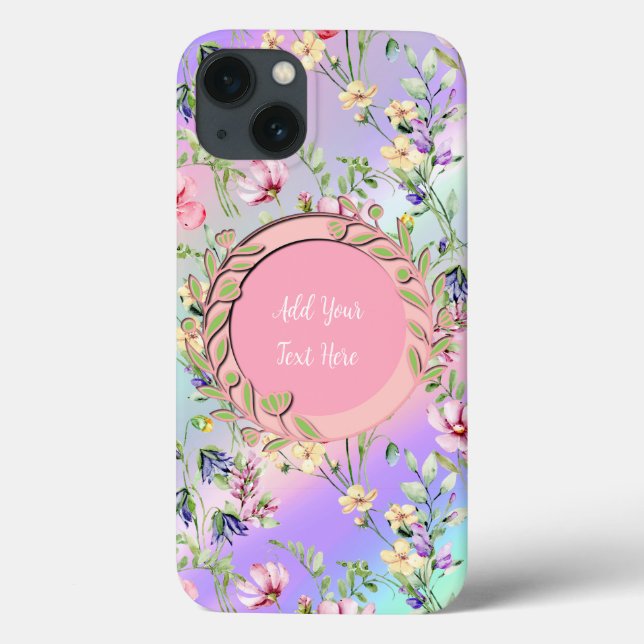 Elegant Floral Frame: for Every Occasion Case-Mate iPhone Case (Back)