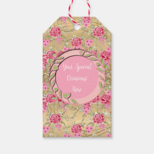 Elegant Floral  Frame: for Every Occasion Gift Tags
