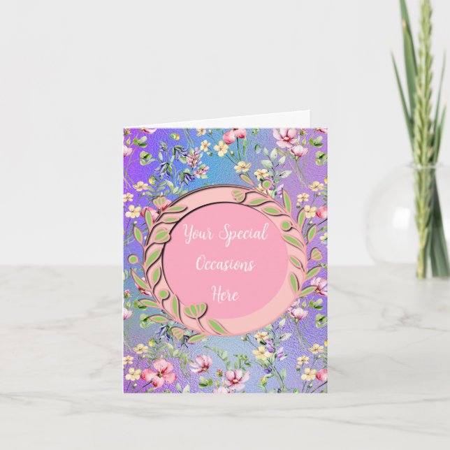 Elegant Floral Frame: for Every Occasion Invitation (Front)