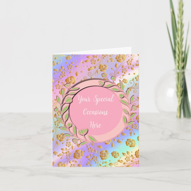 Elegant Floral Frame: for Every Occasion Invitation (Front)