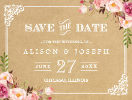 save a date wedding