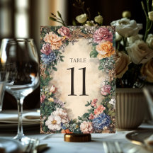 Elegant Floral Frame Vintage Wedding Shower CUSTOM