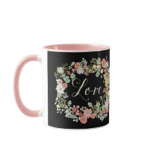 Elegant Floral Garden Beautiful Love Coffee Mug