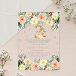 Elegant Floral Girls 3rd Birthday Acrylic Invitations<br><div class="desc">Celebrate in style with these trendy 3rd birthday invitations. The design is easy to personalise with your special event wording and your guests will be thrilled when they receive these fabulous invites.</div>