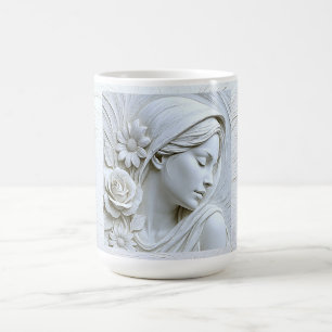 Elegant Floral Goddess Coffee Mug