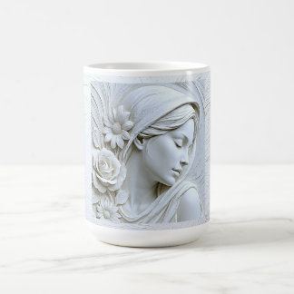 Elegant Floral Goddess Coffee Mug