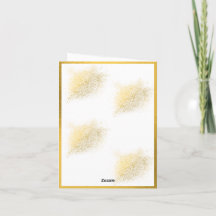 Elegant Floral Gold Geometric Baby Shower Invitati