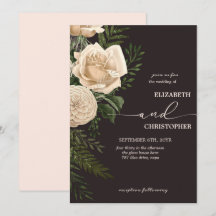 Elegant Floral Greenery and Cream Bouquets Wedding