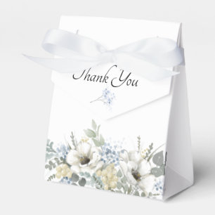 Elegant Floral Greenery Gift Wedding Favour Box