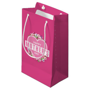 Elegant Floral Happy Mother's Day Gift Bag