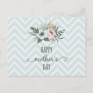 Elegant Floral Happy Mother's Day   Postcard