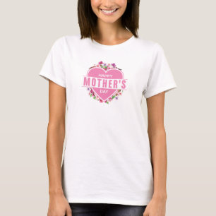 Elegant Floral Happy Mother's Day   Shirt