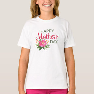 Elegant Floral Happy Mother's Day   Shirt