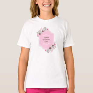 Elegant Floral Happy Mother's Day Shirt