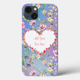 Elegant Floral Heart Frame: for Every Occasion iPhone 13 Case