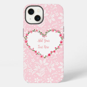 Elegant Floral Heart Frame: for Every Occasion iPhone 13 Case