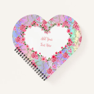 Elegant Floral Heart Frame: for Every Occasion Notebook