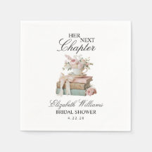 Elegant Floral Her Next Chapter Bridal Shower 