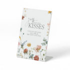 Elegant Floral How Many Kisses Bridal Shower