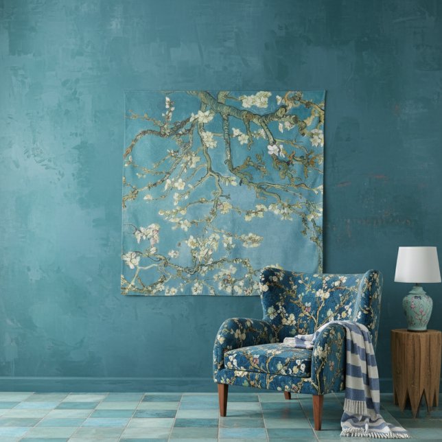 Elegant Floral Impressionist Art Décor Van Gogh Tapestry (Creator Uploaded)