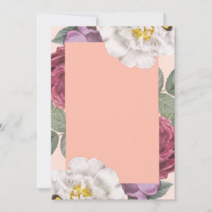 Elegant floral invitation 