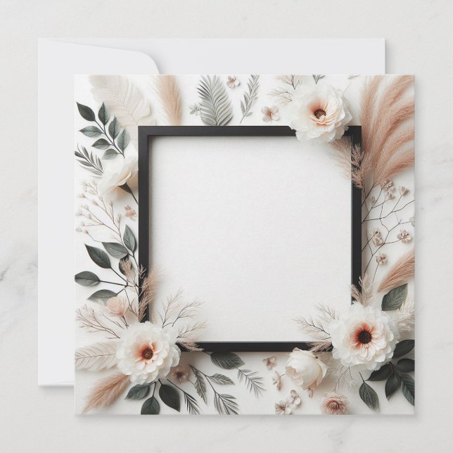 Elegant Floral Invitation (Front)