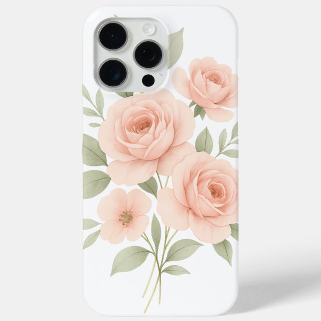  Elegant Floral iPhone Case (Back)