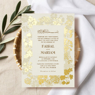 Elegant Floral Islamic Wedding