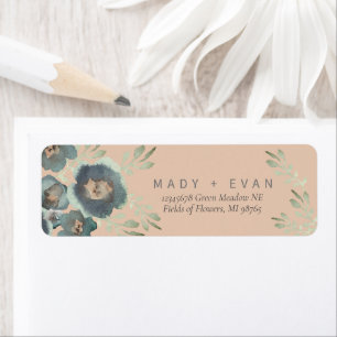 Elegant Floral  Label