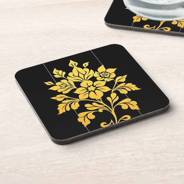 Elegant Floral Luxury Popular Collection Coaster (Left Side)