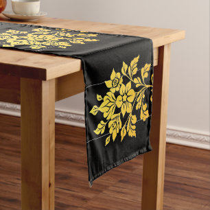 Elegant Floral Luxury Popular Collection Long Table Runner