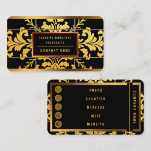 Elegant Floral Luxury Trendy Collection Business Card
