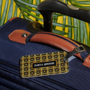 Elegant Floral Luxury Trendy Collection Luggage Tag