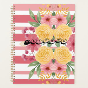 Elegant Floral & Name Bridal Shower Planner
