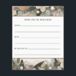 Elegant Floral Newlywed Advice Inspirivity cards<br><div class="desc">This elegant boho floral wedding advice cards features whimsical arrangements of pretty hand-drawn flowers. A fun way for the newlyweds to gain much needed advice from all their guests. The beautiful design includes flowers, botanicals and leaves for a natural look that is perfect for any wedding season. Find beautiful matching...</div>