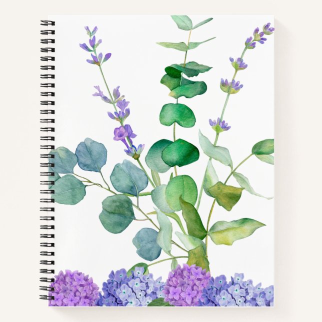 elegant floral NOTEBOOK (Front)