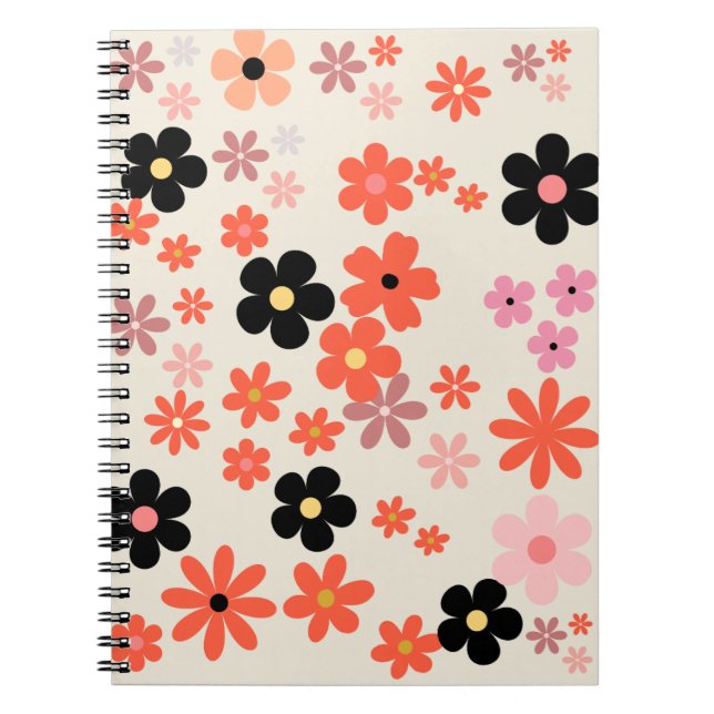 Elegant Floral Notebook (Front)