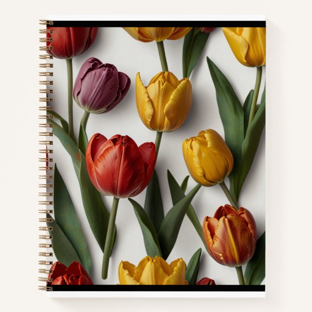 Elegant Floral Notebook (Front)