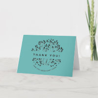 Elegant Floral Nurse Caregiver Doctor Thank You