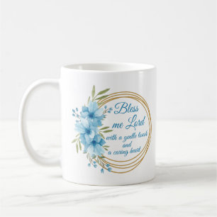 Elegant Floral Nurse Prayer Personalised Mug