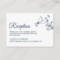 Elegant floral orchids modern simple reception