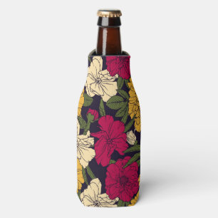 Elegant floral pattern bottle cooler