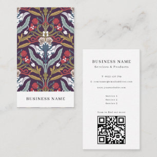 Elegant Floral Pattern Business Card