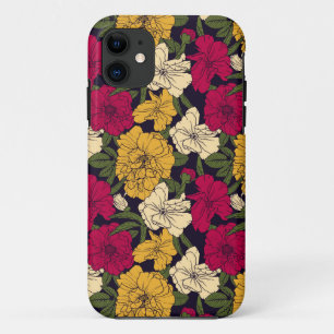 Elegant floral pattern iPhone 11 case