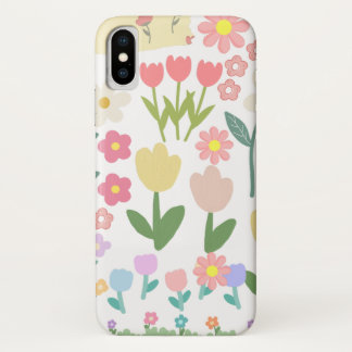 Elegant Floral Pattern Design iPhone X Case