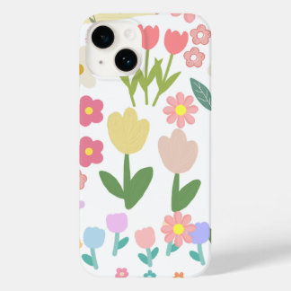 Elegant Floral Pattern Design Case-Mate iPhone 14 Case