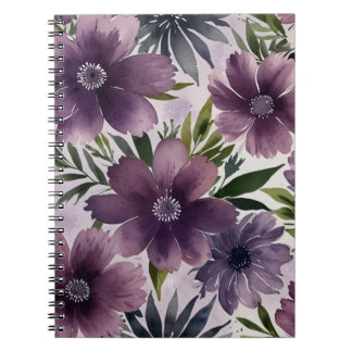 Elegant Floral Pattern Notebook