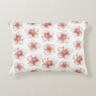 Elegant floral pattern throw pillows