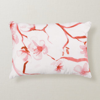 Elegant floral pattern throw pillows