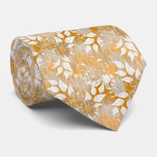 Elegant floral pattern.  tie